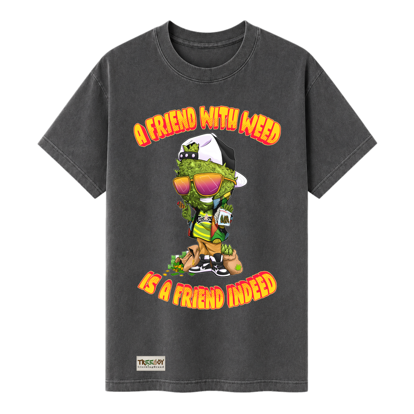 Bud Head Friend With Weed