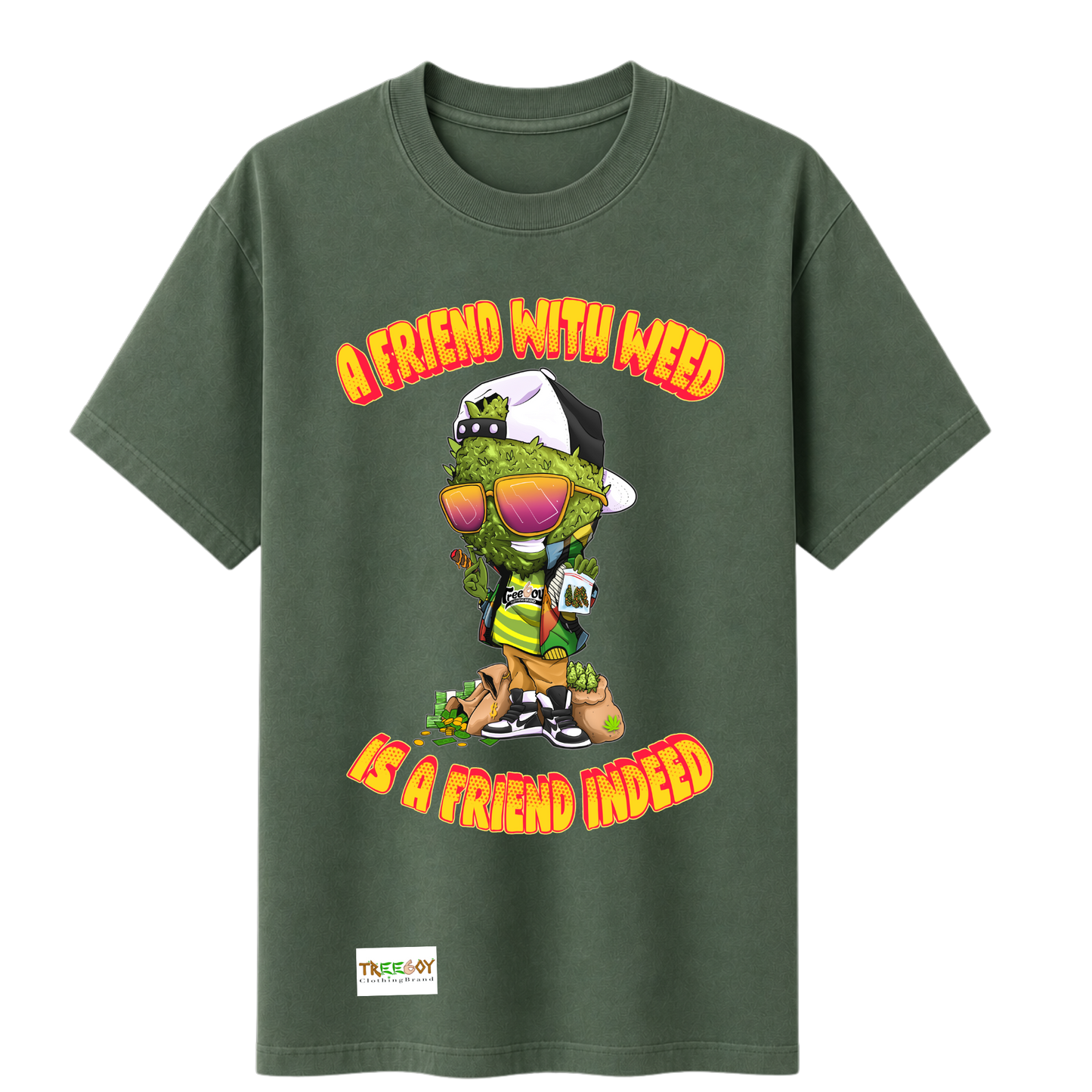 Bud Head Friend With Weed