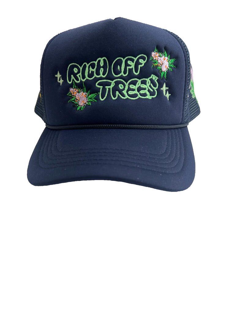 Rich Off Tree$ Trucker hat - TREE BOY CLOTHING BRAND