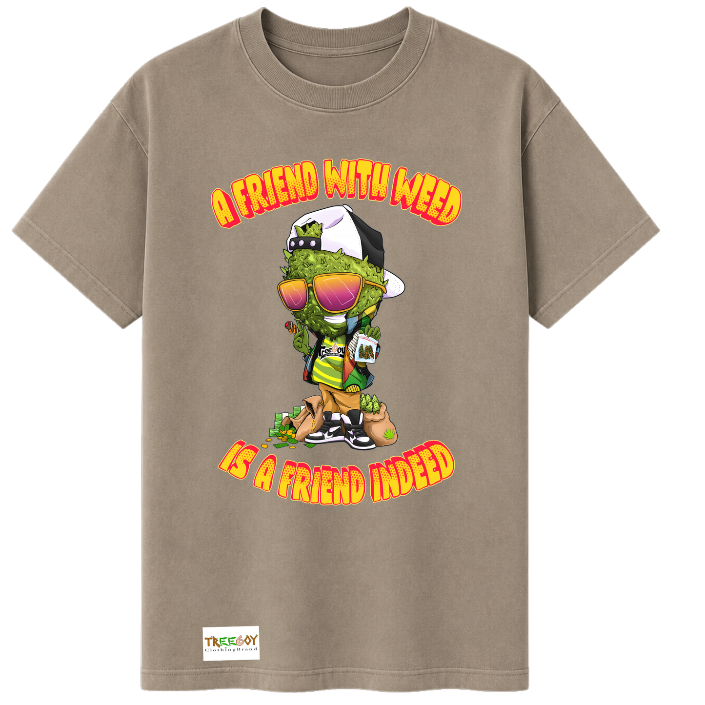 Bud Head Friend With Weed