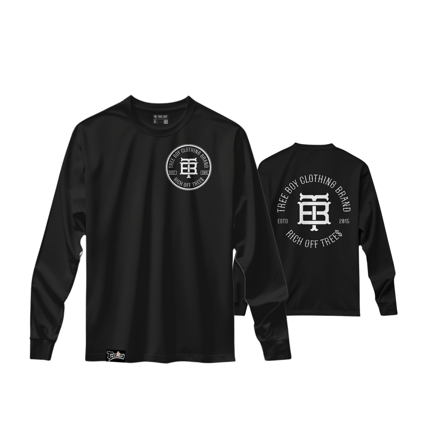 Monogram Logo Long Sleeve  T-Shirt