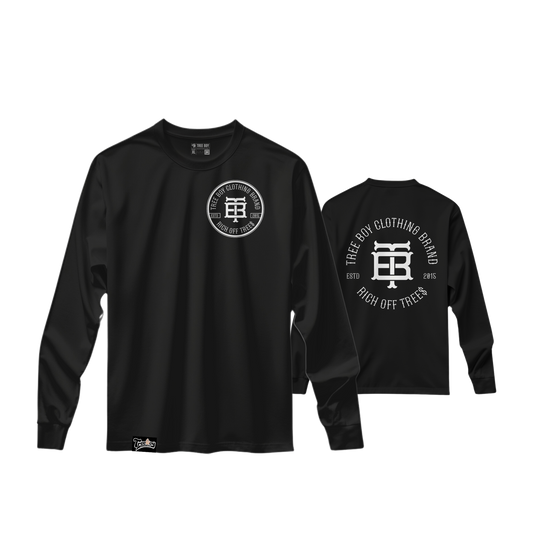 Monogram Logo Long Sleeve  T-Shirt