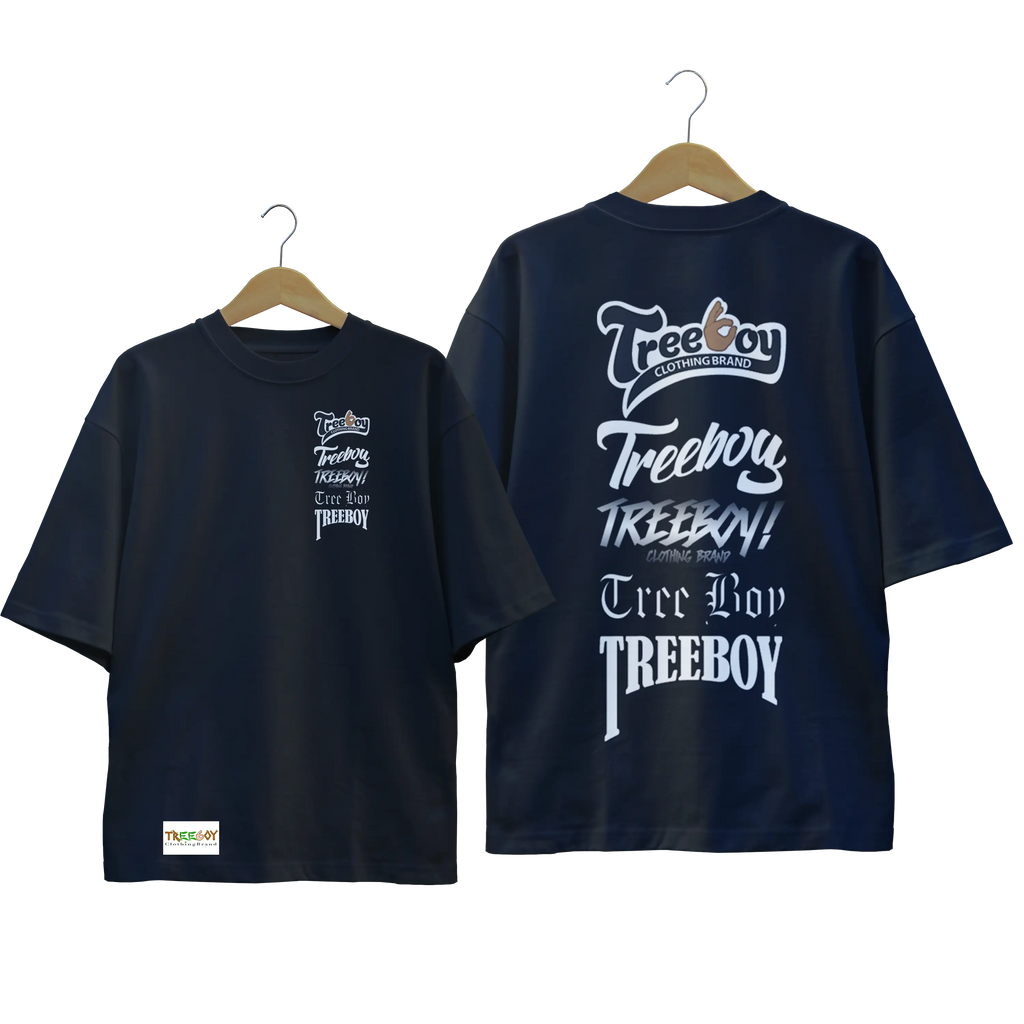 Tree Boy Stacked Logos T-Shirt TREE BOY CLOTHING BRAND