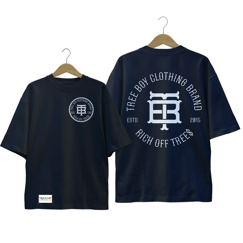 Tree Boy Monogram Logo T-Shirt TREE BOY CLOTHING BRAND