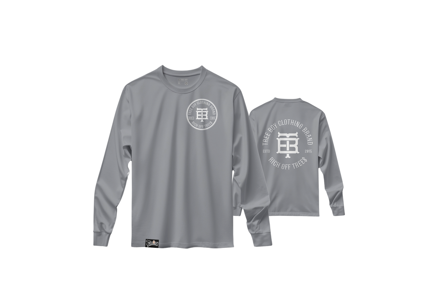 Monogram Logo Long Sleeve  T-Shirt