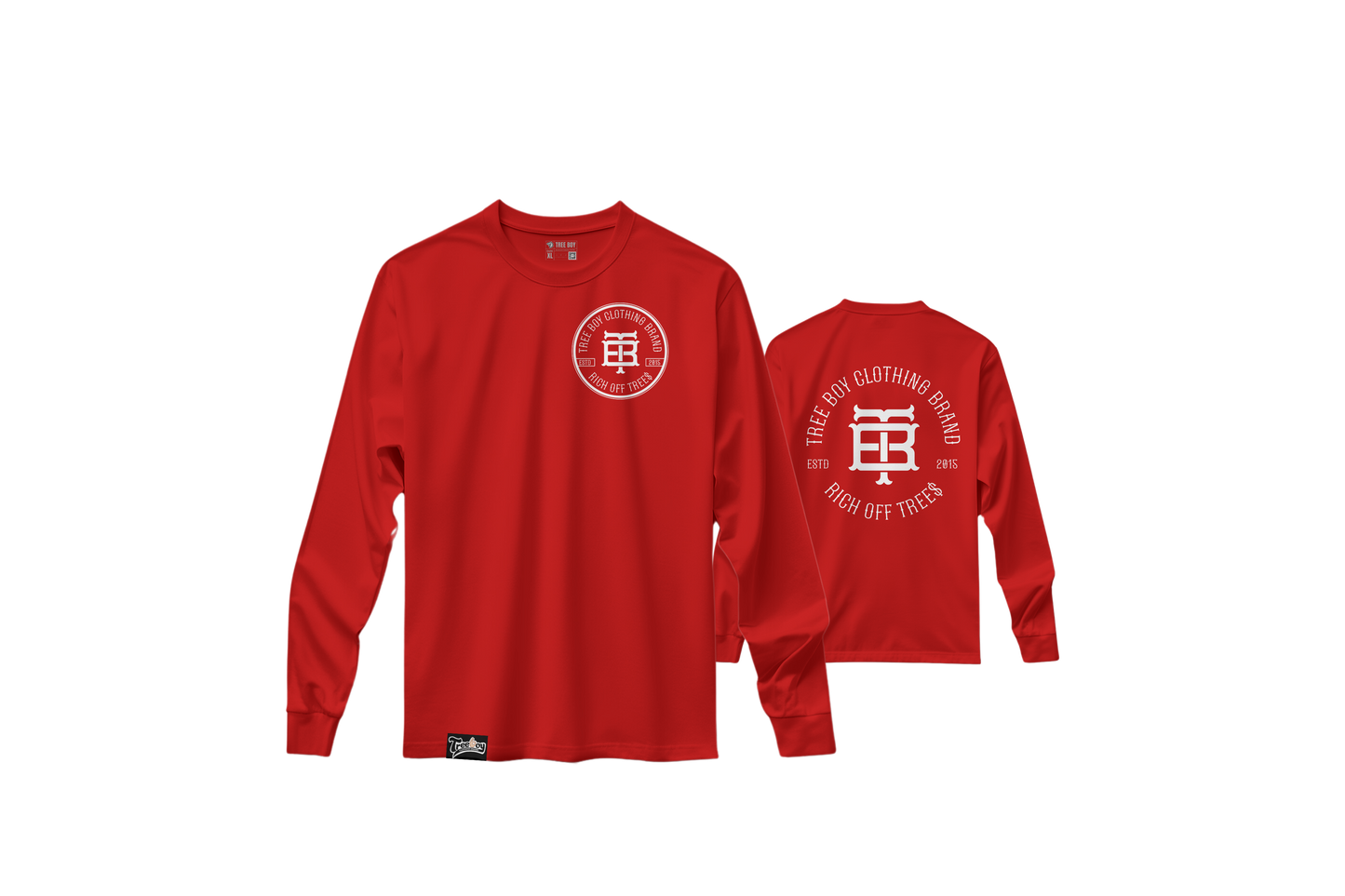 Monogram Logo Long Sleeve  T-Shirt