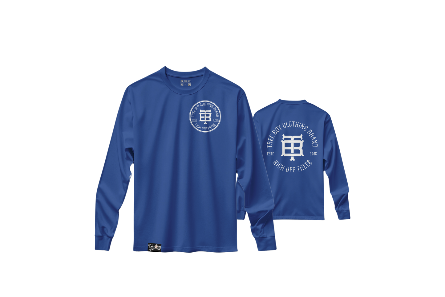 Monogram Logo Long Sleeve  T-Shirt