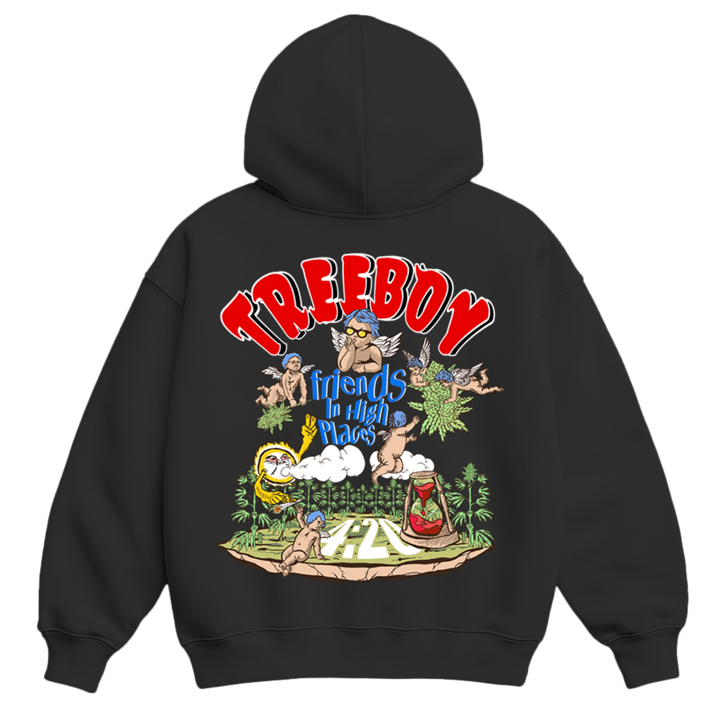 Tree Boy Friends In High Places Hoodie TREE BOY CLOTHING BRAND