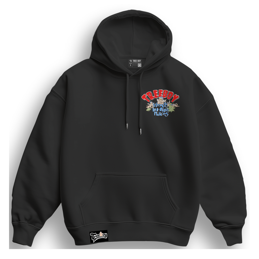 Tree Boy Friends In High Places Hoodie TREE BOY CLOTHING BRAND